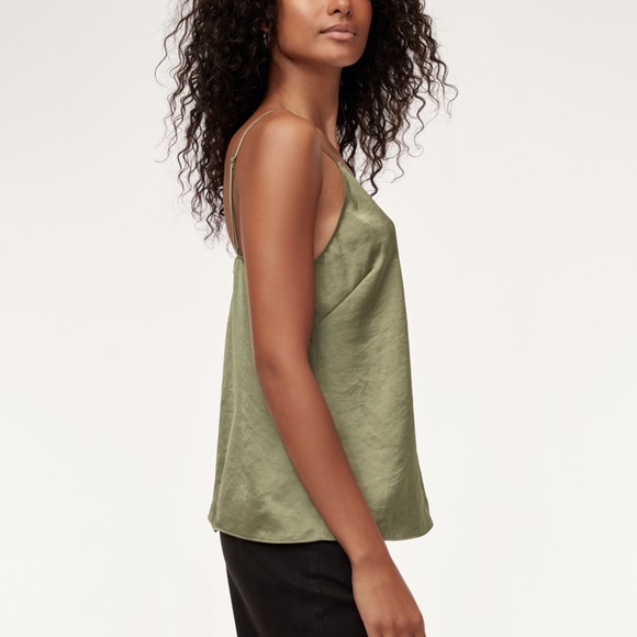 Aritzia Wilfred Free Boscono Camisole, NEWT GREEN - Picture 6 of 6
